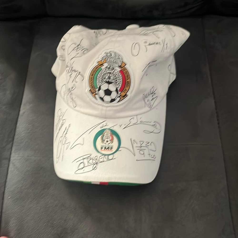 Mexico Soccer Hat Futbol Ball Cap Youth Size FC Eagle Federacion Mexicana